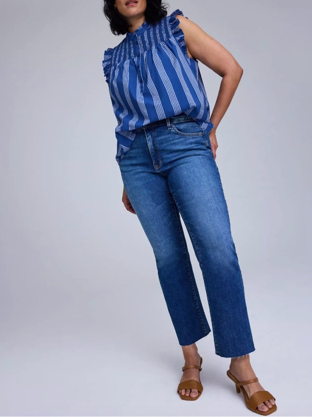 torrid Belle Isle Sky High Crop Kick Boot Jean